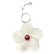 925 Silver Mother Of Pearl Red Coral Flower Shell Pendant