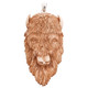 3" 925 Sterling Silver Bison Bone us Pendant