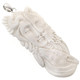 3 3/8" 925 Silver Bison Bone Carving Goddess us Pendant