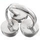 925 Sterling Silver White Freshwater Pearl us 5 Ring