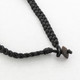 Mother Of Pearl Rope Flower Shell us 18" Blacklip Necklace