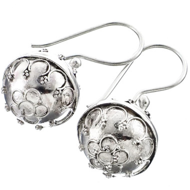 1/2" 925 Sterling Silver French Wires Earrings