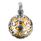 7/8" 925 Sterling Silver Round us Pendant