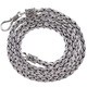 Handmade Wheat Style 925 Sterling Silver Chain Necklace