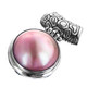 1 3/16" 925 Sterling Silver Pink Mabe Pearl us Pendant