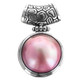1 3/16" 925 Sterling Silver Pink Mabe Pearl us Pendant