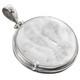 925 Silver Mother Of Pearl Moon Sun Goddess us Pendant