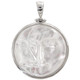 925 Silver Mother Of Pearl Moon Sun Goddess us Pendant