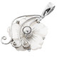 925 Silver Freshwater Pearl Mother Of Pearl Flower Pendant