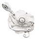 925 Silver Freshwater Pearl Mother Of Pearl Flower Pendant