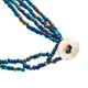 Glass Seed Beads us 23" Peacock Necklace