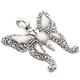 925 Silver White Mother Of Pearl Shell Butterfly Pendant