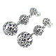 1 9/16" 925 Sterling Silver Drop Post Earrings