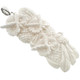 Owl Trio Buffalo Bone Hand Carving 925 Sterling Silver Pendant, 3"