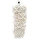 Owl Trio Buffalo Bone Hand Carving 925 Sterling Silver Pendant, 3"