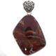 2 5/16" 925 Sterling Silver Crazy Lace Agate us Pendant