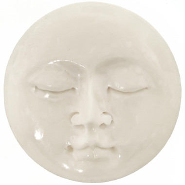 1 3/8" 35mm1-5-10Pcs Lot Closed Eye Sun Moon Face Bison Bone Cab Bead Cabochon