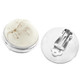 925 Silver Bison Bone Closed Eyes Face Moon Sun Earrings