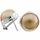11/16" 925 Silver Gold Mabe Pearl Omega Post Earrings