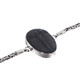 925 Silver Trilobite Byzantine 5" Toggle Chain Bracelet