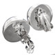 11/16" 925 Sterling Silver Blue Mabe Pearl Earrings