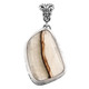 925 Silver Sale! Brecciated Onyx Sterling Pendant, 2"