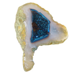 Cabochon Tabasco Geode 1 3/8"(35mm) 7.5gr(37cts) Titanium