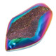 Cabochon Window Drusy 2 1/16"(52mm) Titanium Rainbow