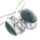 9/16" 925 Sterling Silver Turquoise French Wires Earrings