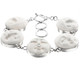 925 Silver Bison Bone Moonface Sun 8" Toggle Bracelet