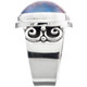 3/4" Wide South Pacific Blue Mabe Cultured Pearl 925 Sterling Silver Ring