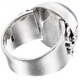 3/4" Wide South Pacific Blue Mabe Cultured Pearl 925 Sterling Silver Ring