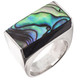 925 Silver New Zealand Paua Abalone Shell us 6 Ring