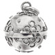 1 1/8" 925 Sterling Silver Round us Pendant