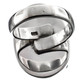 1" Stunning Full Face! Utah Trilobite 925 Sterling Silver Adjustable Ring