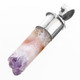 1 13/16" 925 Sterling Silver Amethyst Crystal us Pendant