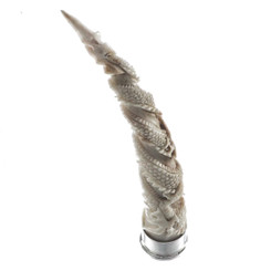 3 3/4" 925 Sterling Silver Deer Antler Dragon us Tamper