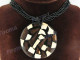 Coconut Wood Seed Beads 17" Black Necklace