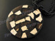 Coconut Wood Seed Beads 17" Black Necklace