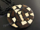 Coconut Wood Seed Beads 17" Black Necklace