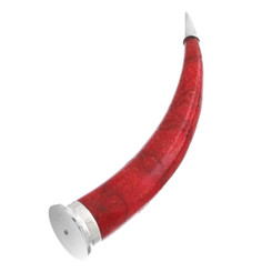 3 15/16" 925 Sterling Silver Red Sponge Coral us Tamper