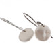 3/8" 925 Silver Bison Bone Moonface Carving Sun Earrings