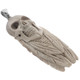 2 3/4" 925 Silver Deer Antler Skull Feather us Pendant