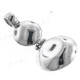 1 7/8" 925 Silver White Mabe Pendant