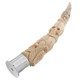 3 3/4" 925 Silver Deer Antler Skull Snake us Tamper