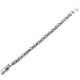 10mm Mens Oval Byzantine Bali Handmade Chain 925 Sterling Silver Bracelet, 7-9"