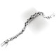10mm Mens Oval Byzantine Bali Handmade Chain 925 Sterling Silver Bracelet, 7-9"
