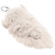 2 3/4" 925 Silver Bison Bone Carving Pendant