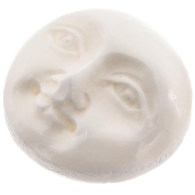 Cabochon Open Eyes Undrilled Moonface Bison 9/16"(15mm)