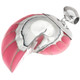 2 3/8" 925 Sterling Silver Nautilus Shell Pink Pendant